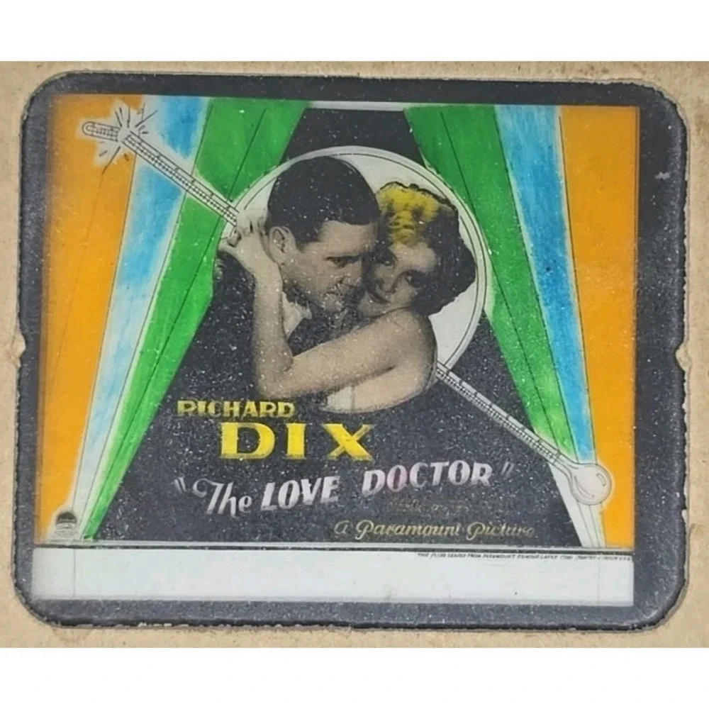Magic Lantern Glass Slide Movie Richard Dix 